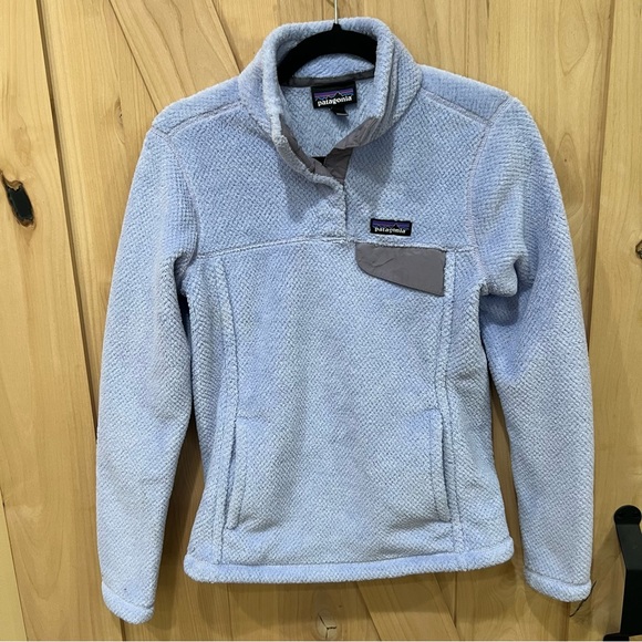 Patagonia Re Tool Snap T Fleece Pullover Lavender Size Small - Picture 3 of 12